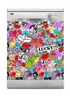 Bulaşık Makinesi Sticker Kaplama Beyaz Eşya Kaplama Lucky
