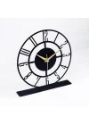 Bunnela Metal Siyah Masa Üstü Saati 25X23Cm Mms-M Myk1303-1