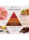 Büyük Üfleme Cam Ahşap Fitilli Coffe Mocha Vegan Mum(380 gr)