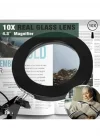 Büyüteçli Masa Lambası USB Güç Bağlantılı 10X Büyütmeli LED Işıklı Masaüstü Lamba 360 Derece Dönebilen Başlıklı Ayarlanabilir Parlaklık Seviyeli Esnek Kollu Çalışma Lambası | FLB06