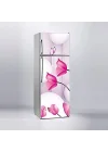 Buzdolabı Sticker Kaplama Dolap Kaplama Etiketi 3D Çiçek Kelebek