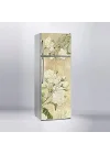 Buzdolabı Sticker Kaplama Dolap Kaplama Etiketi Kabartma Çiçekler