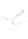 BX-IP01UC Type-C to Lightning 3A Hızlı Şarj ve Data Transfer Kablosu Beyaz 1 Metre