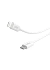 BX-IP01UC Type-C to Lightning 3A Hızlı Şarj ve Data Transfer Kablosu Beyaz 1 Metre