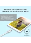 BX-IP02UC Type-C to Lightning Data ve Şarj Kablosu Beyaz 1.20 Metre