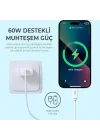 BX-IP02UC Type-C to Lightning Data ve Şarj Kablosu Beyaz 1.20 Metre
