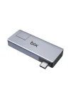 BX21HB Type-C to USB 3.2 USB 2.0 RJ45 Dönüştürücü Adaptör Hub