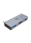BX21HB Type-C to USB 3.2 USB 2.0 RJ45 Dönüştürücü Adaptör Hub