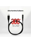 by ttec USB-A - iPhone Lightning 2A Şarj Kablosu 300cm-Siyah - 3DK37S