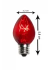 C7 10W Renkli Parfüm Ampul E14 (5 Adet)