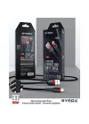 C93 2.0 MAH İPH 1 MT GÜL DESENLİ KABLO Araç Şarjı, Siyah