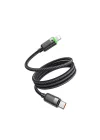 Ca-2010 36W Usb-C To Lightning Manyetik Sarilabilir Kablo - 1.2 M, Siyah