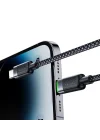 Ca-2010 36W Usb-C To Lightning Manyetik Sarilabilir Kablo - 1.2 M, Siyah