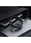 Ca-2010 36W Usb-C To Lightning Manyetik Sarilabilir Kablo - 1.2 M, Siyah