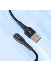 CA-2261 İphone Hızlı Data-Şarj Kablo 3A 1Mt - Siyah