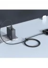 CA-5643 60W 3A TYPE-C To TYPE-C Şarj ve Data Kablosu Siyah - 2m