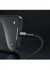 CA-5643 60W 3A TYPE-C To TYPE-C Şarj ve Data Kablosu Siyah - 2m