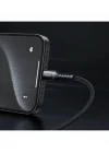 CA-5643 60W 3A TYPE-C To TYPE-C Şarj ve Data Kablosu Siyah - 2m