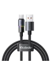 CA-8180 Usb Typec 6A 7 Renkli LED Işıklı Şarj Data Kablosu