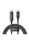CA-8900 USB-C to USB-C 240W OLED Ekranlı Hızlı Şarj Kablosu 1.2m