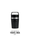 Cafe To-Go Travel Mug Termos Bardak, Siyah, 0.23 Litre
