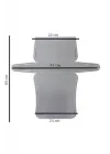 Çanta Kanvas Sade (45 Cm) Beyaz