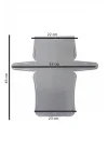 Çanta Kanvas Sade (45 Cm) Beyaz