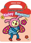 Çantalı Renkli Kolay Boyama- Kırmızı Kitap