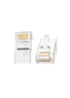 CAT5e RJ45 Jack Ethernet Konnektörü Altın Kaplama 100 Adet