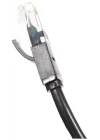 CAT6 Ethernet Kablosu, 1 Metre, Siyah