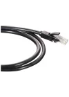 CAT6 Ethernet Kablosu, 1 Metre, Siyah