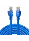 Cat6 Ethernet Kablosu (15 METRE) - 1000 Mbps’e Kadar Veri aktarımı - Fabrikasyon RJ45 Konnektörlü - Mavi