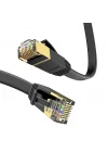 CAT7 Ethernet Kablosu (5 Metre) 10Gbps Premium İnternet Lan Kablo Flat Modem Ağ Kablosu 5mt