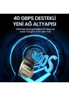 CAT8 40Gbps 2000Mhz STP RJ45 Ethernet Kablosu 5 Metre