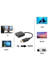 CDG-CNV36 Display Port Erkek - HDMI Dişi Çevirici Adaptör CDG-CNV36