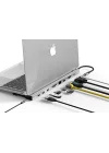 CDG-CNV80 Type-C to 10in1 Macbook Notebook Port Çoklayıcı (3xUSB 3.0+HDMI+USB 3.1 Type-C + RJ45 + SD/TF)