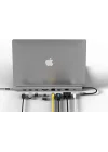 CDG-CNV80 Type-C to 10in1 Macbook Notebook Port Çoklayıcı (3xUSB 3.0+HDMI+USB 3.1 Type-C + RJ45 + SD/TF)