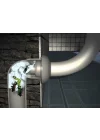 ÇEKVALFLİ ADAPTÖR CONTA Ø50 LAVABO EVİYE GİDERİ