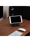 Çelik Tablet Standı Tablet Tutucu Stant Ergonomik Katlanabilir Tablet Standı Çelik Stant (Siyah)