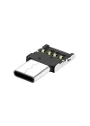 Cep Telefonuna Flaş Bellek Takma Tablete Mouse Klavye Takma Usb-a Dişi Usb-c Erkek Otg Adaptör