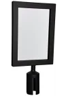 CGSF-12K Stanchion Üst İşaret Çerçevesi, Siyah, Orta