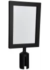CGSF-12K Stanchion Üst İşaret Çerçevesi, Siyah, Orta