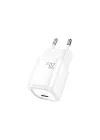 Ch-8290 20W Mini Pd Type-C Girişli Şarj Adaptörü, Beyaz