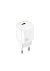 Ch-8290 20W Mini Pd Type-C Girişli Şarj Adaptörü, Beyaz