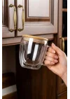 Chado - Çift Cidarlı Cam Çay Bardağı 300ml