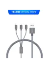 Charger+Data Cable Tcd-X95 2A 1M Gri