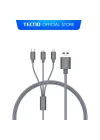 Charger+Data Cable Tcd-X95 2A 1M Gri