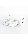 CHARGER + DATA CABLE TCW-E01D BEYAZ