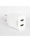 CHARGER + DATA CABLE TCW-E01D BEYAZ