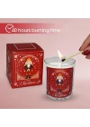 Charm Lab Candle – Kurşun Asker (Nutcracker) Tasarımlı Mum, Kırmızı Renk Temalı, 135 g Doğal Bio Balmumu, 40 Saat Yanma Süresi, Cam Kavanoz, Şık Bristol Kutulu, Yılbaşı Koleksiyonu Hazır Hediye